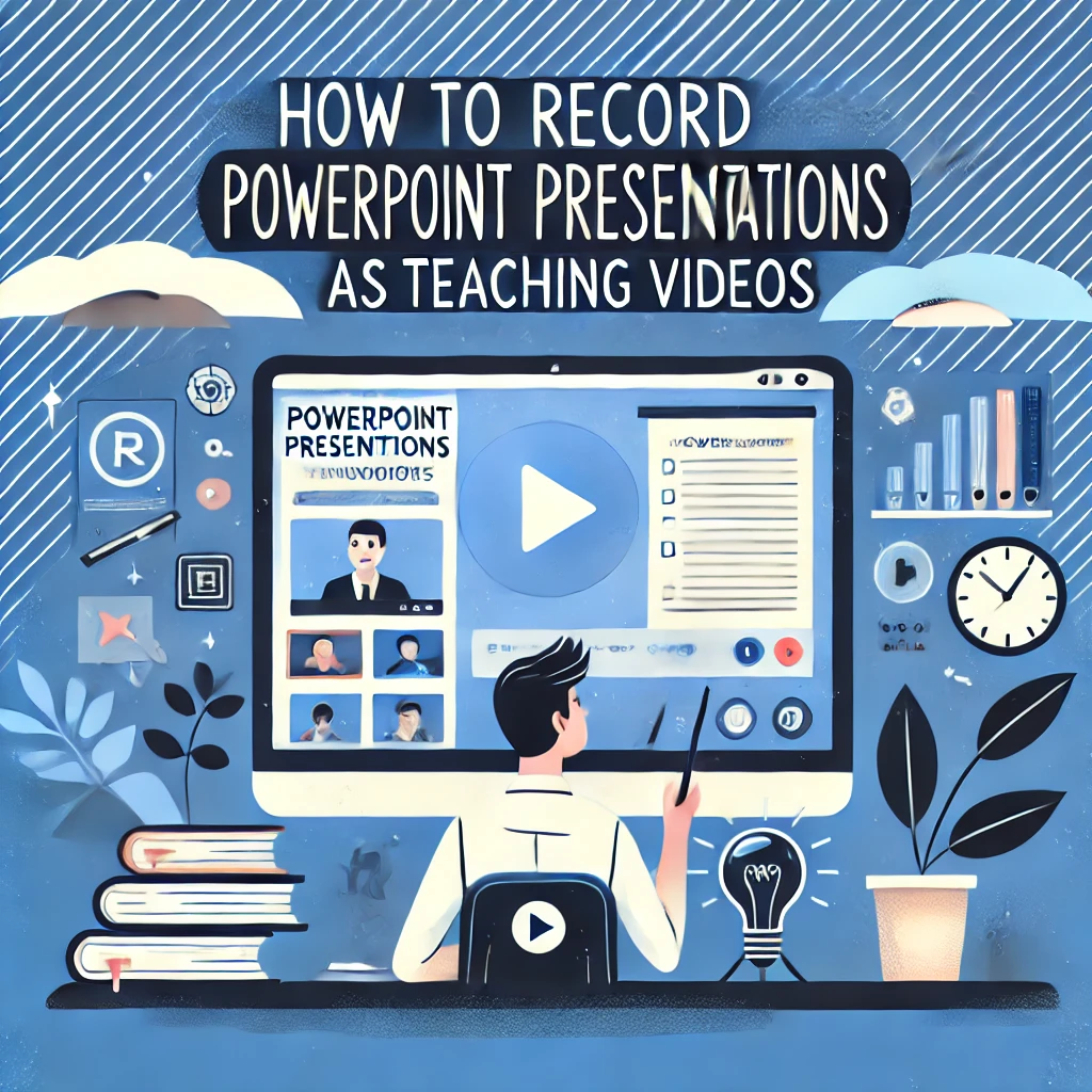 How to Record PPT Teaching Videos