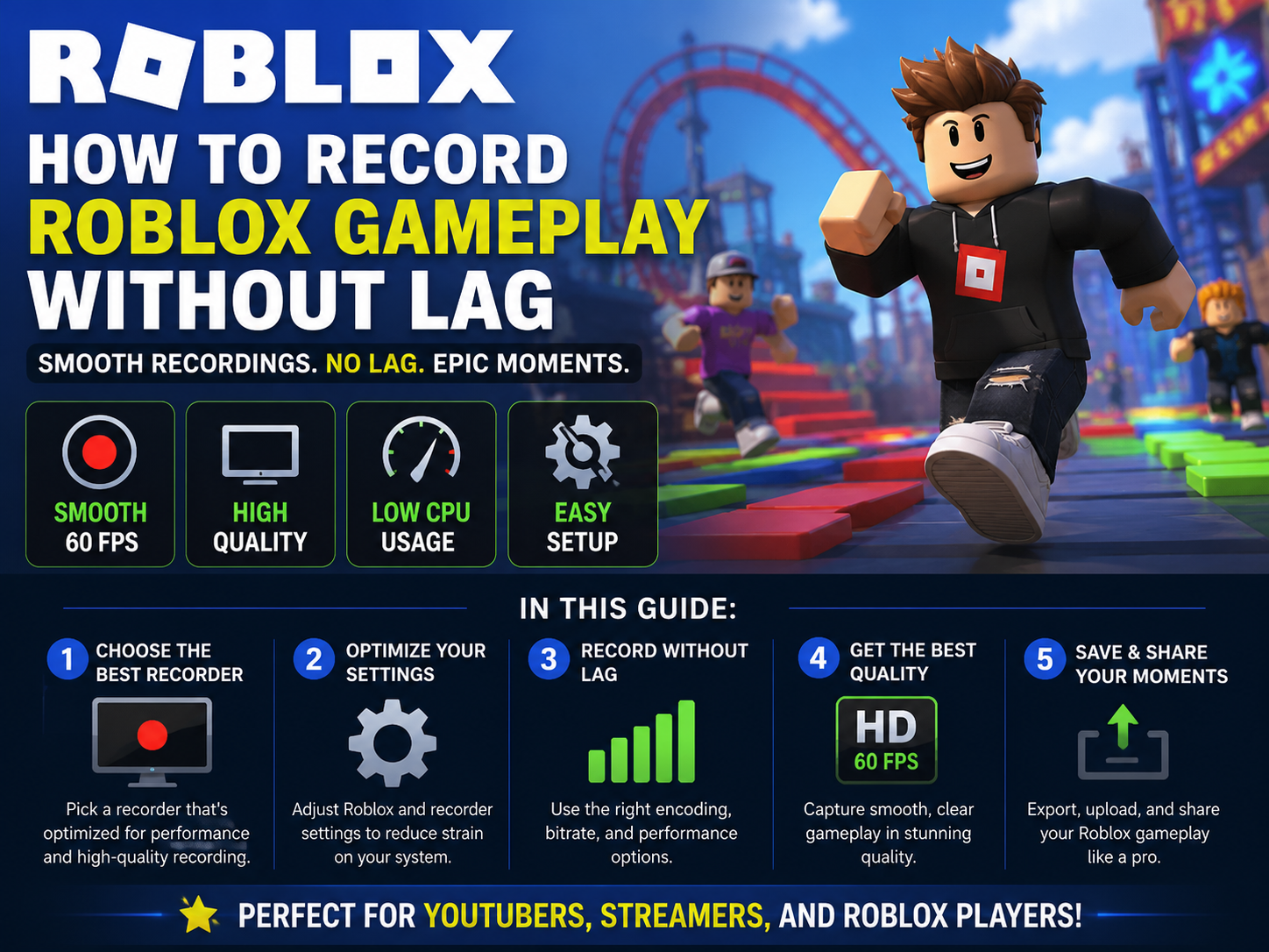 How to Record Roblox Gameplay Without Lag