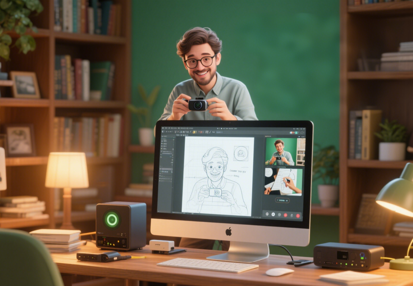 Multi-Camera and Screen Recording for Educators