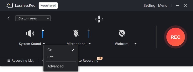 Record Sound